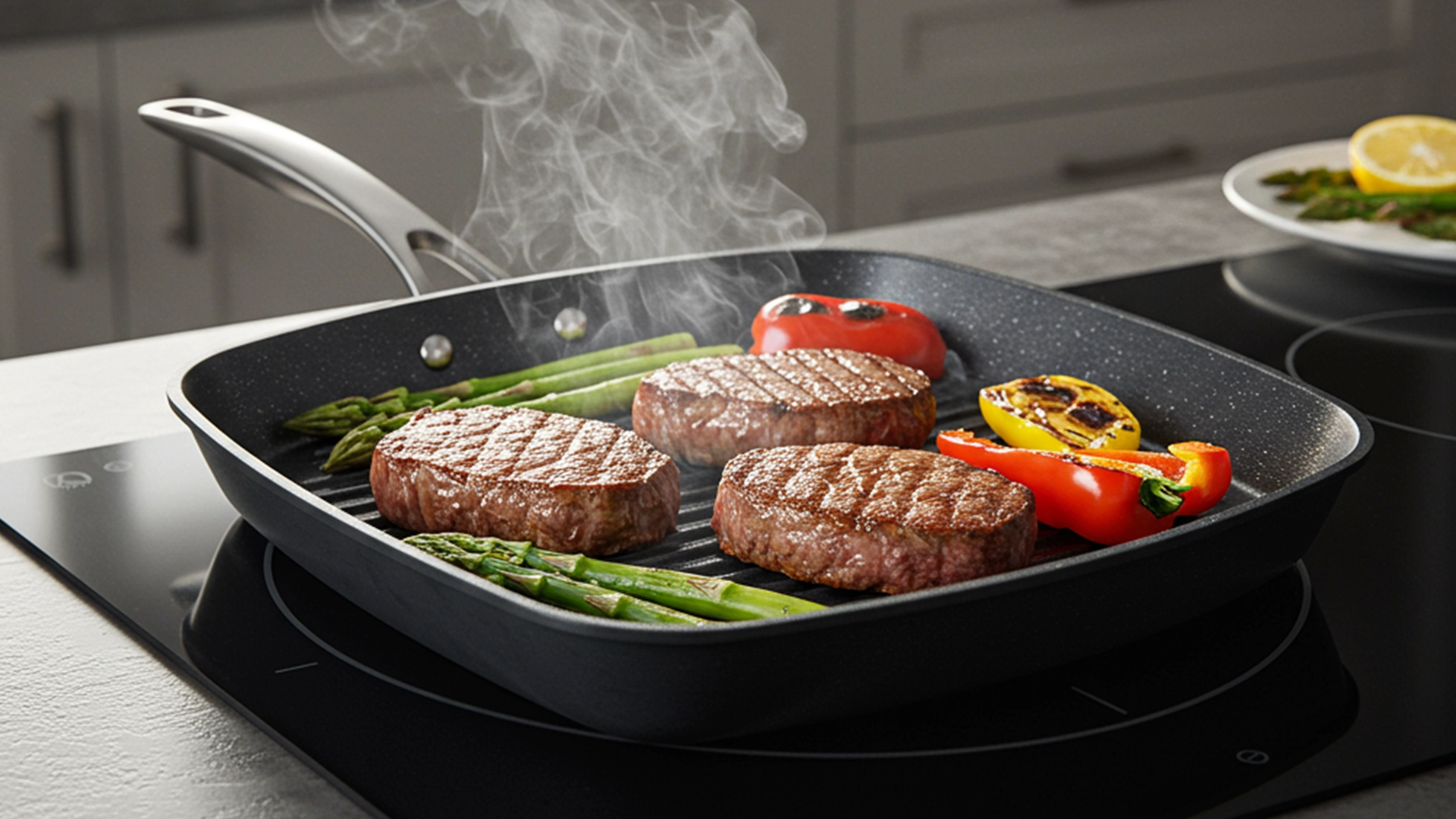 clad aluminum grill pans