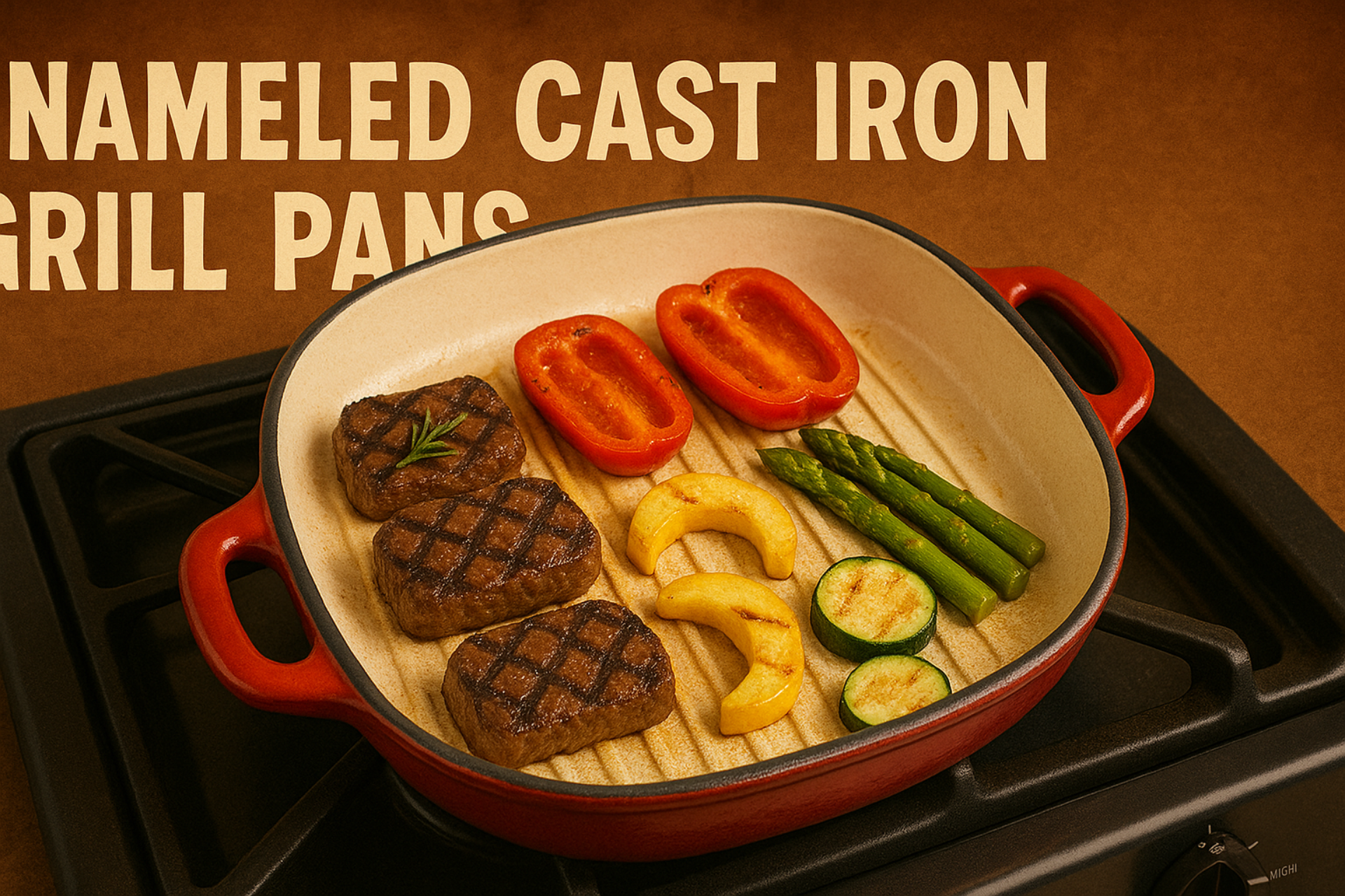 More About Enameled Cast Iron Grill Pans