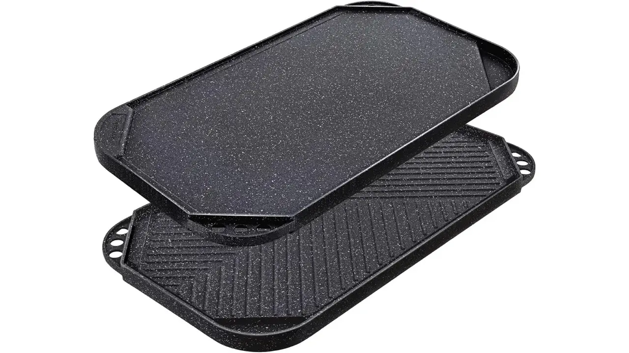 double burner grill pans