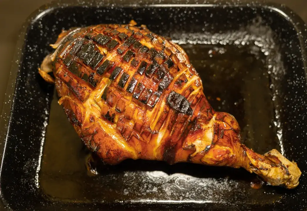 Jerk Chicken on grill pan